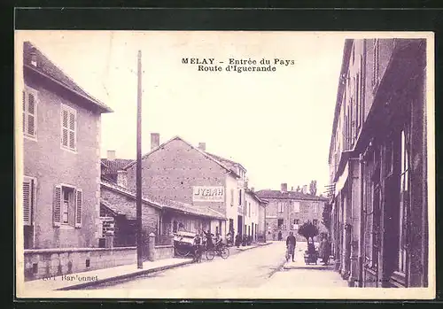 AK Melay, Entrée du Pays, Route d'Iguerande