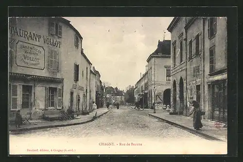 AK Chagny, Rue de Beaune, Restaurant Vollot