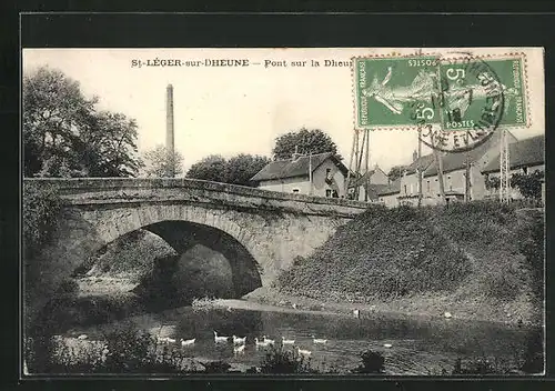 AK St-Léger-sur-Dheune, Pont sur la Dheune