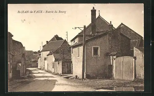 AK St-Jean-de-Vaux, Entrée du Bourg