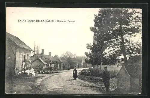 AK Saint-Loup-de-la-Salle, Route de Beaune