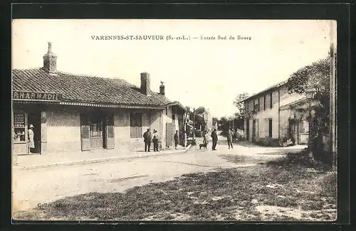 AK Varennes-St-Sauveur, Entrée Sud du Bourg