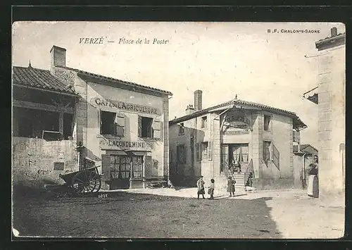 AK Verzé, Place de la Poste