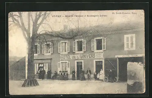 AK St-Yan, Hôtel de l`Univers et Boulangerie Lefranc
