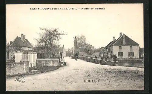 AK Saint-Loup-de-la-Salle, Route de Beaune