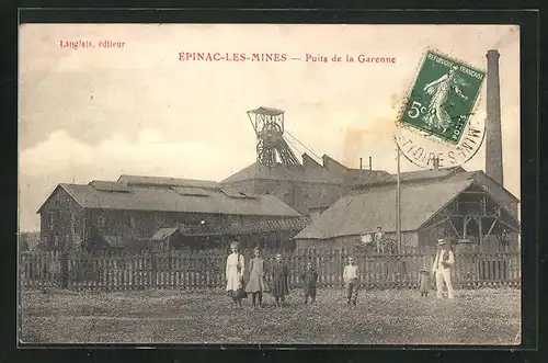 AK Épinac-les-Mines, Puits de la Garenne