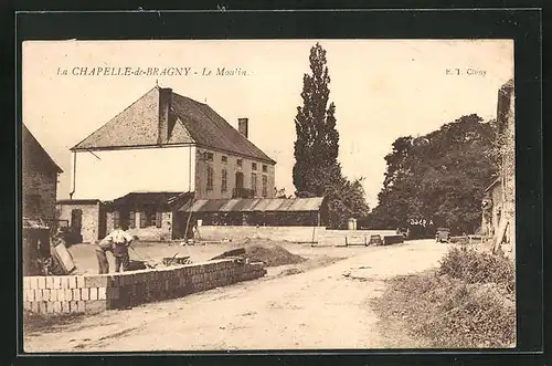 AK La Chapelle-de-Bragny, Le Moulin