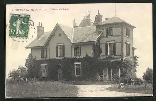 AK Vitry-sur-Loire, Chateau de Salnay