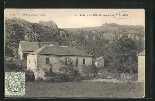 AK Viollots, Le Moulin, Ansicht der Mühle