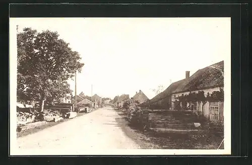 AK Germagny, Quartier du Haut, Strassenpartie