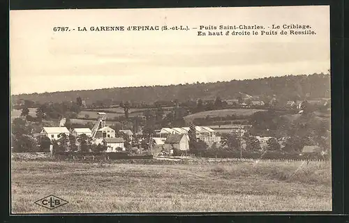 AK La Garenne d`Epinac, Puits Saint-Charles - Le Criblage