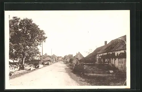 AK Germagny, Quartier du Haut, Strassenpartie