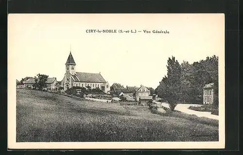 AK Ciry-le-Noble, Vue Générale