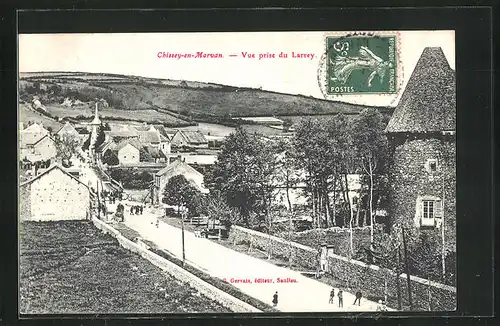 AK Chissey-en-Morvan, Vue prise du Larray