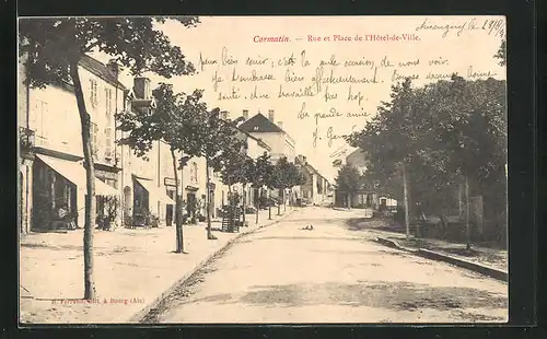 AK Cormatin, Rue et Place de l`Hôtel-de-Ville