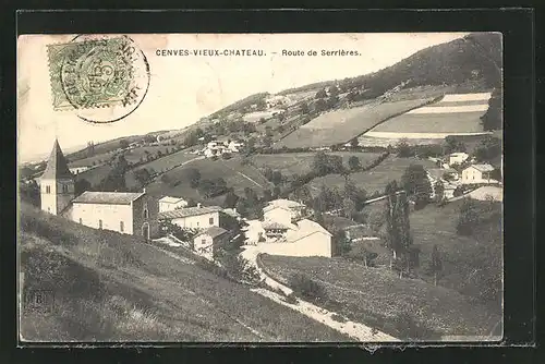 AK Cenves-vieux-Chateau, Route de Serrières