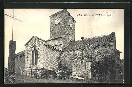 AK Culles-les-Roches, l'Eglise