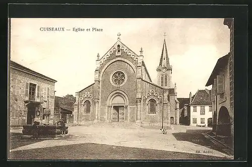 AK Cuiseaux, Eglise et Place