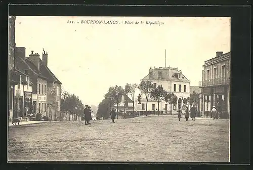 AK Bourbon-Lancy, Place de la République