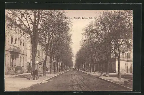 AK Chalon-sur-Saone, Avenue de Paris