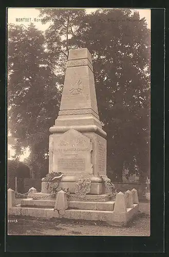 AK Montret, Monument aux Morte