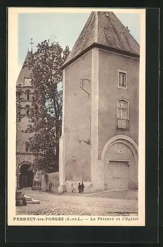 AK Perrecy-les-Forges, Le Prieure et l`Eglise