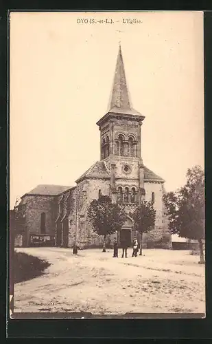 AK Dyo, L`Eglise, Ansicht der Kirche