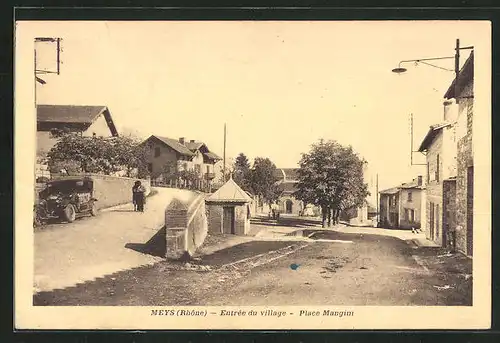 AK Meys, Entrée du village, Place Mangini