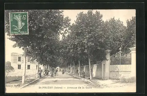 AK St-Priest, Avenue de la Gare