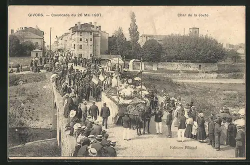 AK Givors, Cavalcade 1907, Char de la Joute