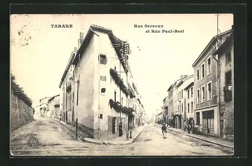 AK Tarare, Rue Derroux et Rue Paul-bert