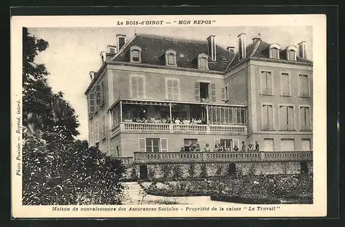 AK Le Bois-d`Oingt, Mon Repos, Maison de convalescence des Assurances Sciales, Propriete de la Caisse Le Travail