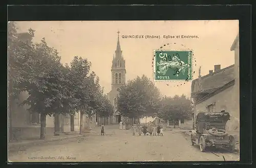 AK Quincieux, Eglise et Environs