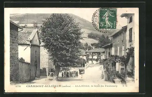 AK Chambost-Alliéres, le fond du Faubourg