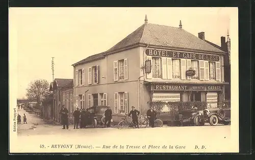 AK Revigny, Rue de la Tresse et Place de la Gare