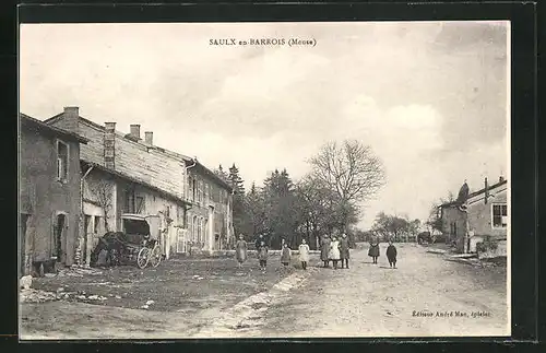 AK Saulx-en-Barrois, Une Rue