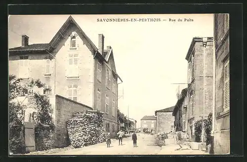 AK Savonniéres-en-Perthois, Rue du Puits