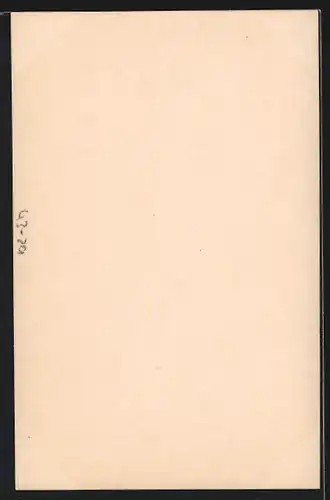 AK Eleganter Herr mit Backenbart durch zerrissene Zeitung Le Gaulois