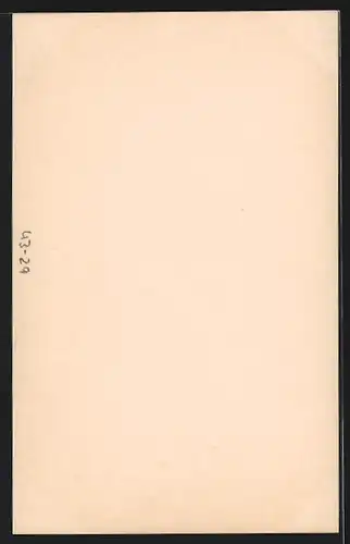 AK L`Eclair, Junge Dame schaut durch Loch in Zeitung, Montage