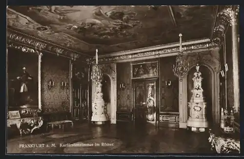 AK Alt-Frankfurt, Kurfürstenzimmer im Römer