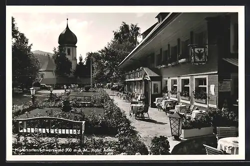 AK Hinterzarten, Hotel Adler, Teilansicht