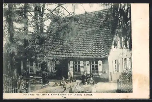 AK Heidelberg, Gasthaus zum alten Kohlhof