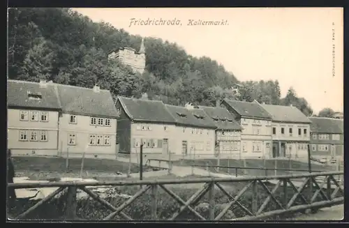 AK Friedrichroda, Partie am Kaltermarkt