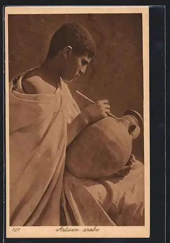 AK Artisan arabe, arabischer Handwerker-Töpfer