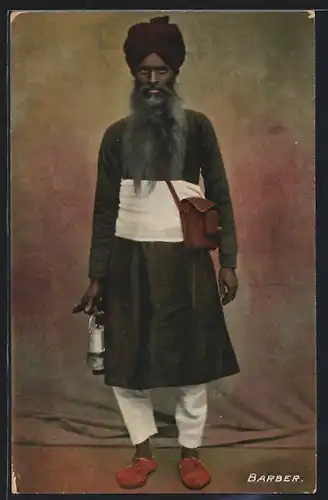 AK Barber, Arabischer Friseur mit Turban