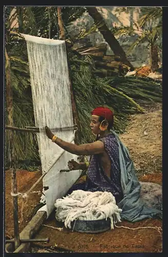 AK Fabrique de Tapis, arabischer Handwerker