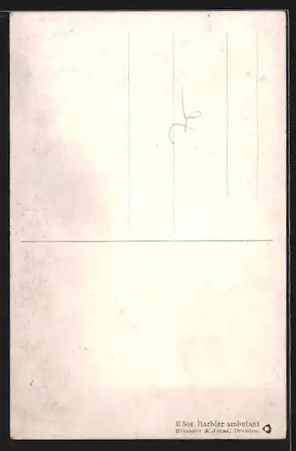 AK arabischer Handwerker, Friseur