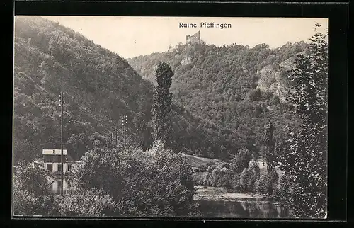 AK Pfeffingen, Blick zur Ruine