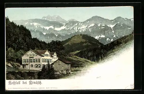 AK Rossfall bei Urnäsch, Panorama mit Hotel