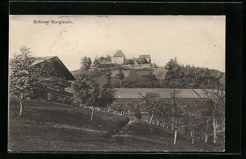 AK Burgistein, Blick auf Schloss Burgistein